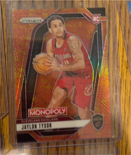 2024-25 Panini Prizm Monopoly #15 Jaylon Tyson — front