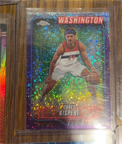 2024-25 Topps Chrome #72 Corey Kispert — front