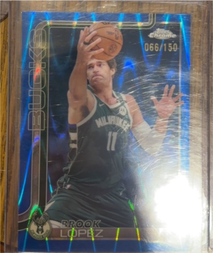 2025-26 Topps Chrome #159 Brook Lopez — front