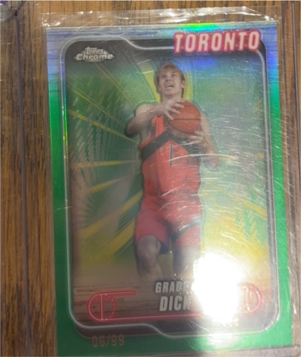 2024-25 Topps Chrome #92 Gradey Dick — front