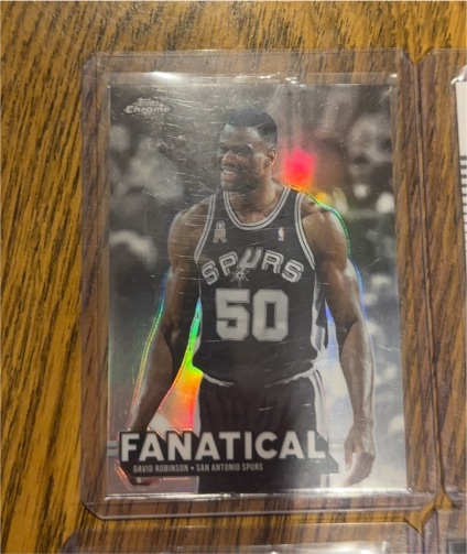 2025-26 Topps Chrome #FAN-19 David Robinson Fanatical — front