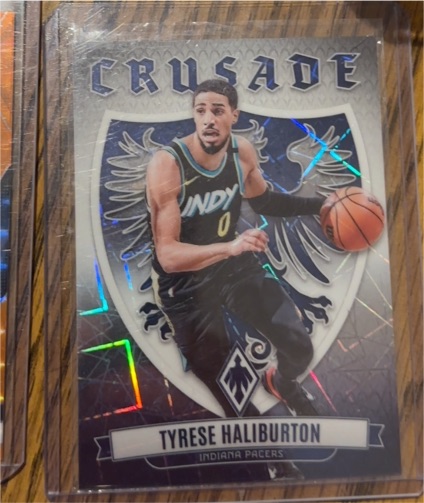 2023-24 Panini Phoenix #19 Tyrese Haliburton Crusade — front