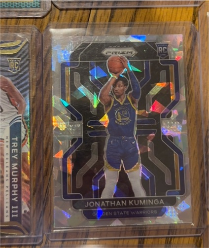 2021-22 Panini Prizm #307 Jonathan Kuminga — front