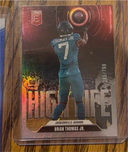 2025 Panini Donruss Elite #7 Brian Thomas Jr. — front