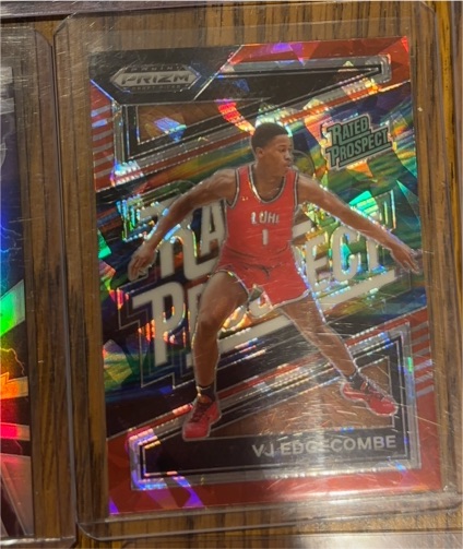 2024 Panini Prizm Draft Picks Rated Prospect #17 VJ Edgecombe — front