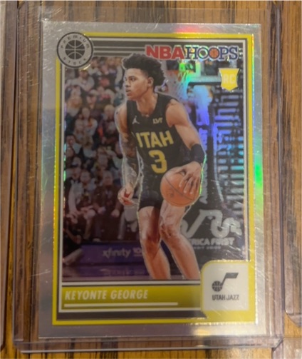 2023-24 Panini NBA Hoops Premium Stock #98 Keyonte George — front
