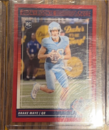 2024 Score #303 Drake Maye Rookie — front