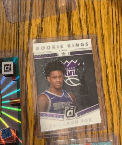 2017-18 Donruss Optic #5 De'Aaron Fox Rookie Kings — front