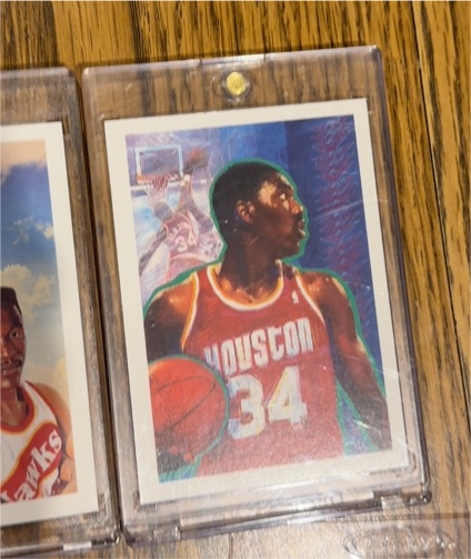 1990-91 NBA Hoops #364 Hakeem Olajuwon — front