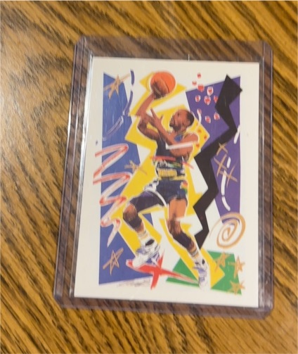 1990-91 NBA Hoops #361 Michael Adams — front
