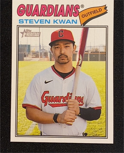 2026 Topps Heritage #139 Steven Kwan — front