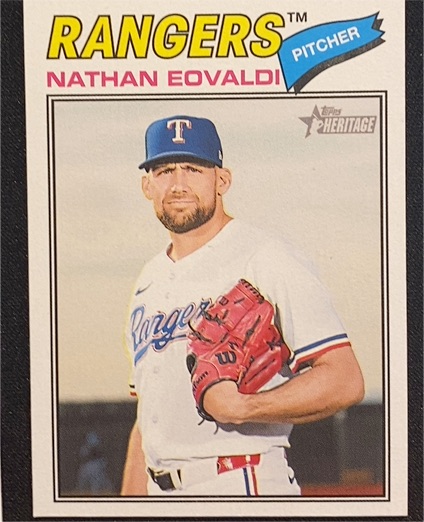 2026 Topps Heritage #40 Nathan Eovaldi — front