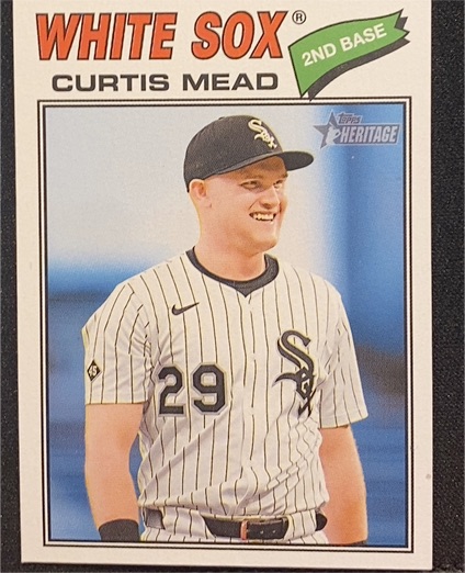 2026 Topps Heritage #303 Curtis Mead — front