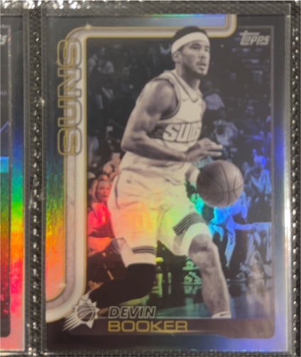 2025 Topps Basketball #156 Devin Booker Blackout — front