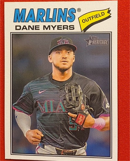 2026 Topps Heritage #75 Dane Myers — front