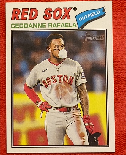 2026 Topps Heritage #397 Ceddanne Rafaela — front
