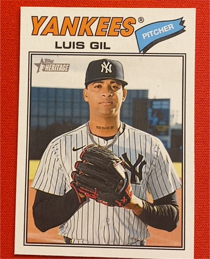 2026 Topps Heritage #123 Luis Gil — front
