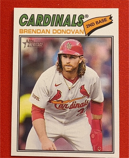 2026 Topps Heritage #95 Brendan Donovan — front
