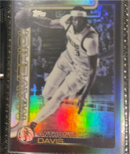 2025 Topps Blackout #169 Anthony Davis Dallas Mavericks — front