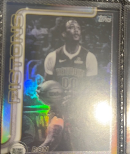 2025-26 Topps #42 Ron Holland II Blackout — front