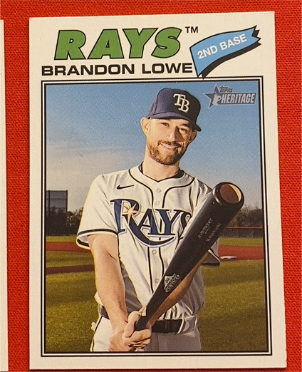 2026 Topps Heritage #369 Brandon Lowe — front