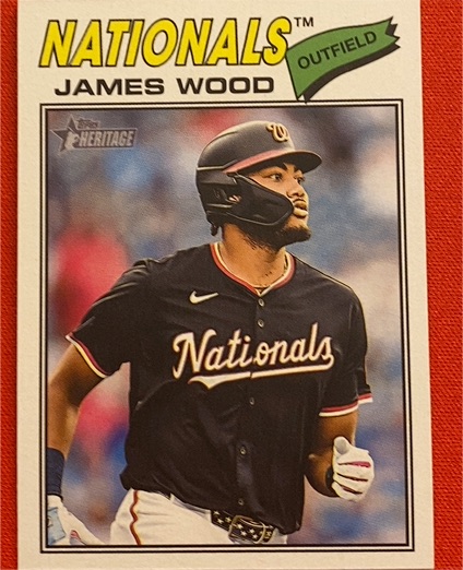 2026 Topps Heritage #295 James Wood — front