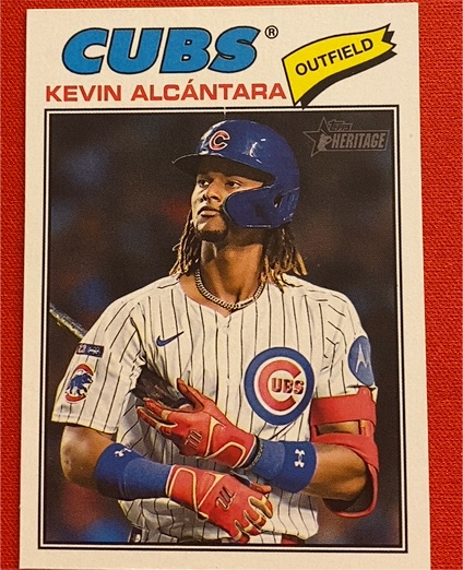 2026 Topps Heritage #157 Kevin Alcántara — front