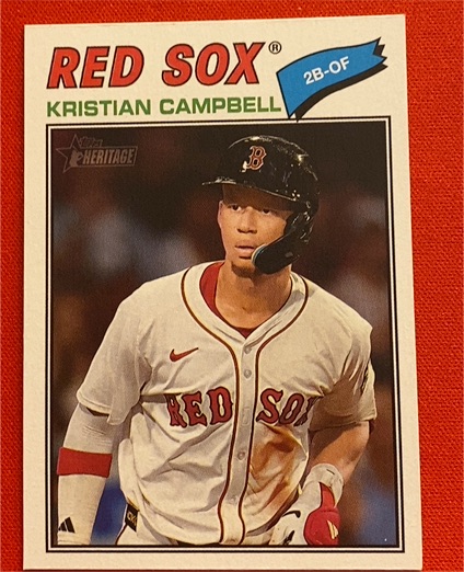 2026 Topps Heritage #367 Kristian Campbell — front
