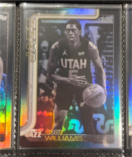 2025-26 Topps Blackout #130 Cody Williams — front