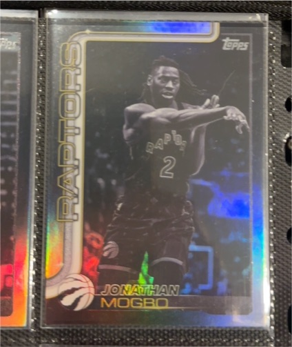 2025-26 Topps #29 Jonathan Mogbo Blackout — front