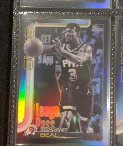 2025-26 Topps Blackout #158 Bradley Beal — front