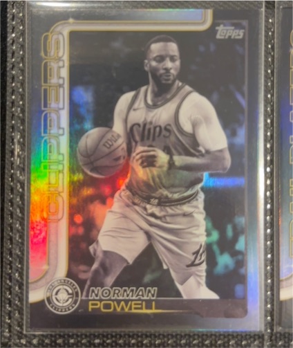 2025-26 Topps #144 Norman Powell Blackout — front