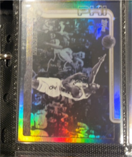 2025-26 Topps #300 Victor Wembanyama Blackout Foil — front