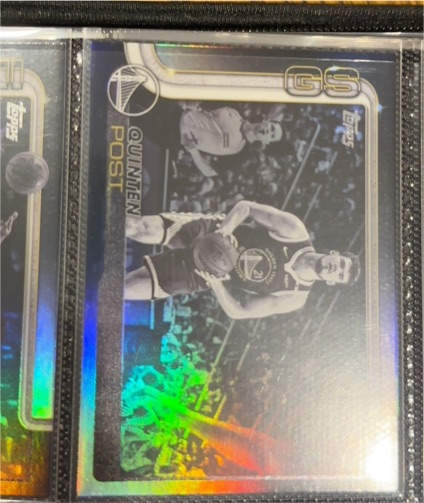 2025-26 Topps #139 Quinten Post Blackout — front