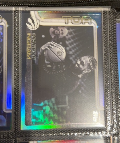 2025-26 Topps #30 Brandon Ingram Blackout Parallel — front