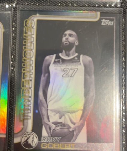 2025-26 Topps Basketball Black Friday #111 Rudy Gobert — front