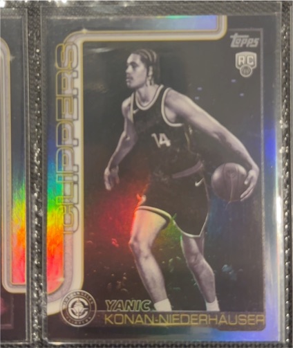 2025-26 Topps Blackout #230 Yanic Konan-Niederhauser — front