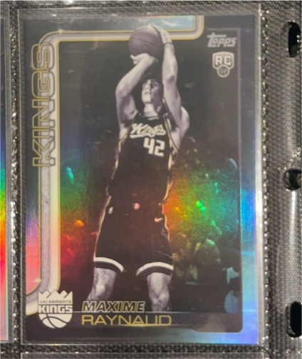 2025 Topps Blackout #243 Maxime Raynaud — front