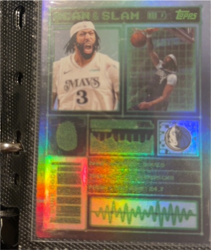 2025-26 Topps Scan and Slam #SS-23 Anthony Davis — front