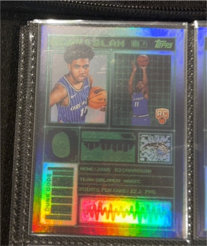 2025-26 Topps Basketball #SS-50 Jase Richardson Scan and Slam Orlando Magic Rookie Card — front
