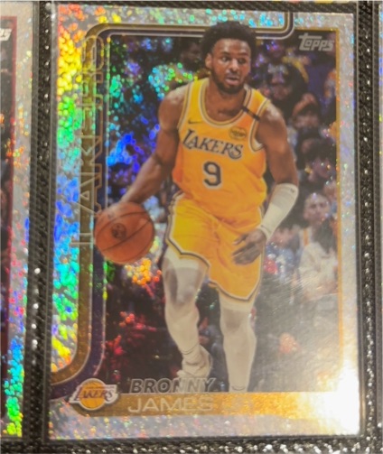 2025-26 Topps #152 Bronny James Jr. — front