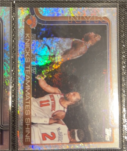 2025-26 Topps Flagship #274 Big Apple W Knicks Teammates Shine — front