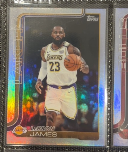 2025-26 Topps Basketball #150 LeBron James — front