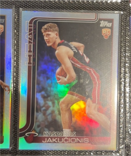 2025-26 Topps #220 Kasparas Jakučionis — front