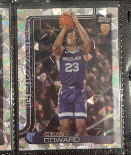 2025-26 Topps #211 Cedric Coward — front