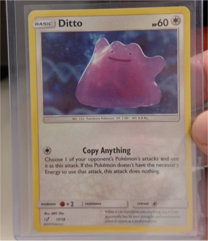 2019 Pokémon Detective Pikachu #17 Ditto — front