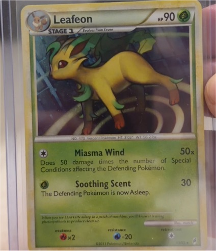2011 Pokémon Call of Legends #13 Leafeon — front