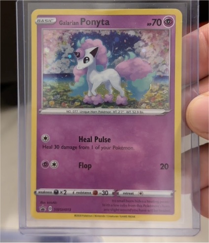 2020 Pokémon SWSH013 Galarian Ponyta — front