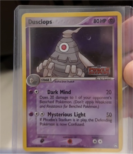 2007 Pokémon EX Power Keepers #14 Dusclops — front