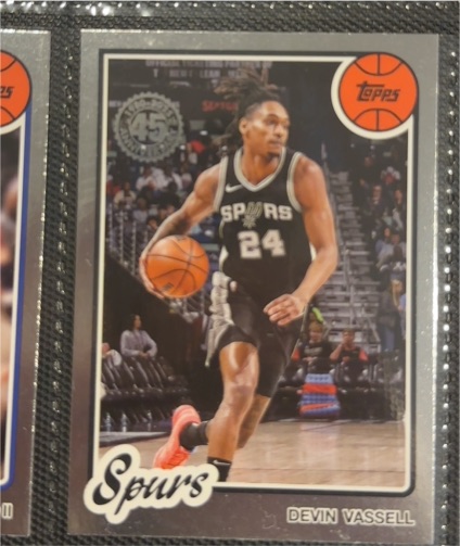 2025-26 Topps Basketball 45th Anniversary #80BK-7 Devin Vassell — front